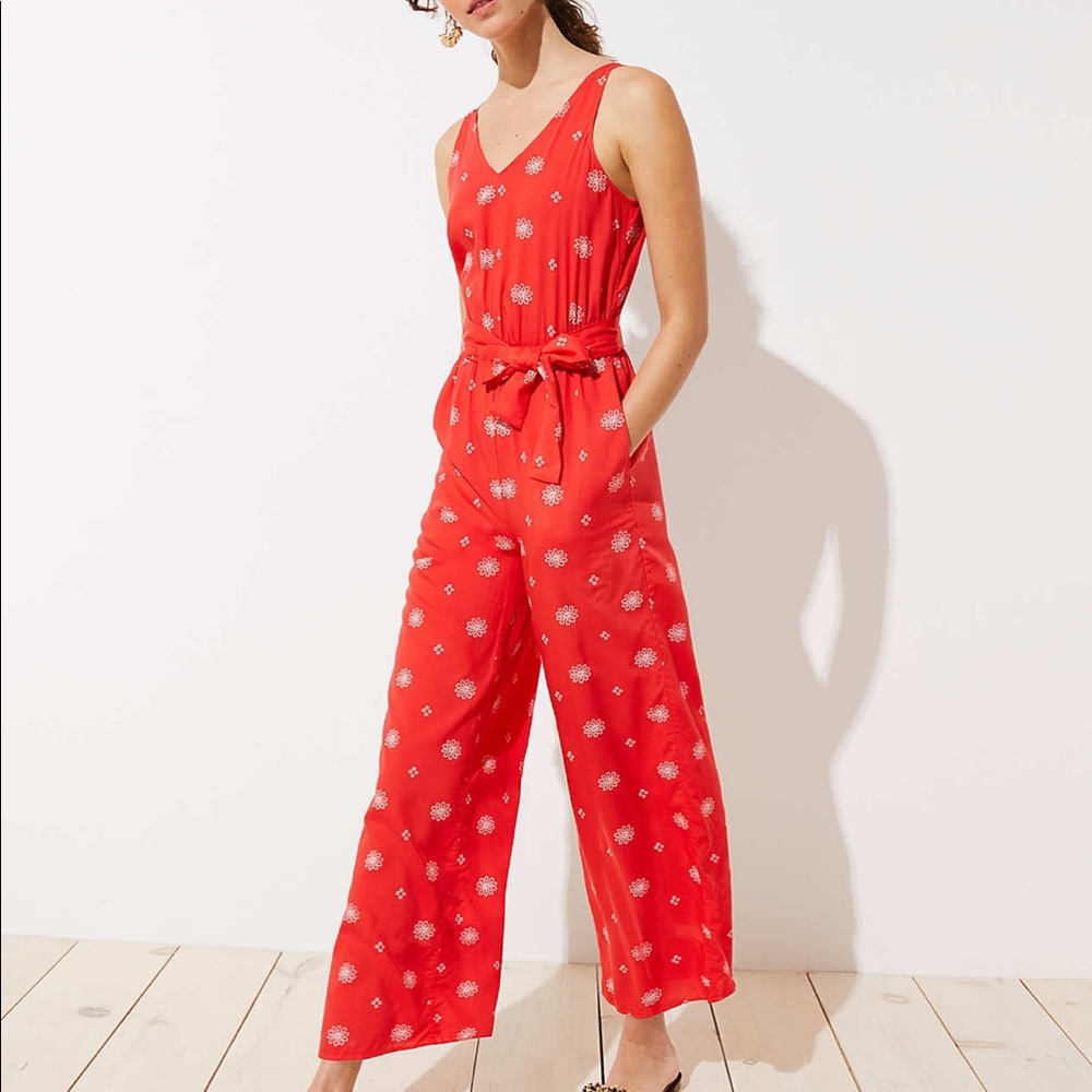 red loft jumpsuit